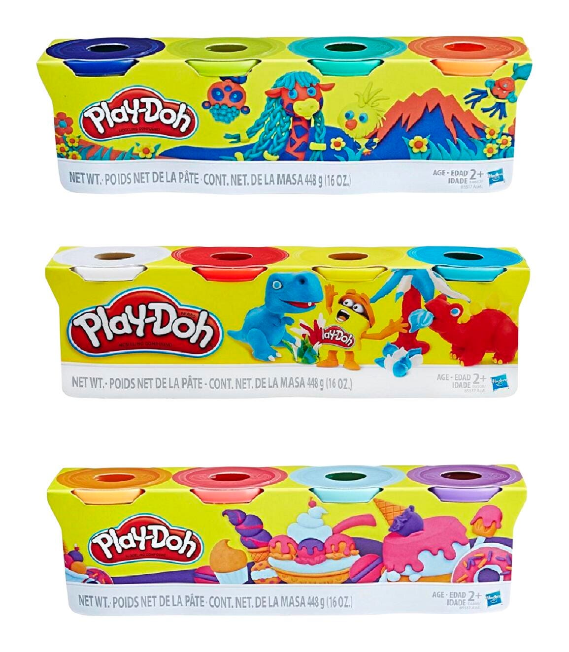 Play Doh Modeling Dough Assorted Colors 4 Ounces Set of 4